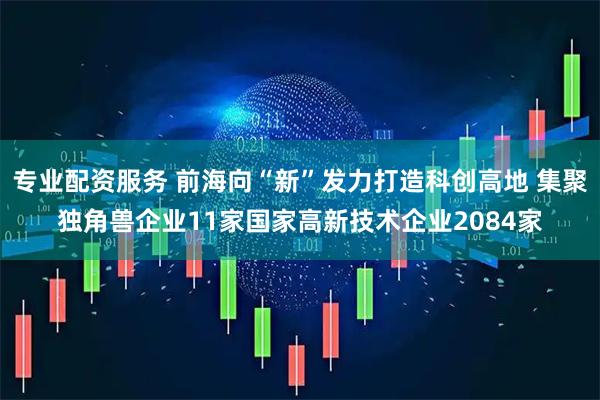 专业配资服务 前海向“新”发力打造科创高地 集聚独角兽企业11家国家高新技术企业2084家